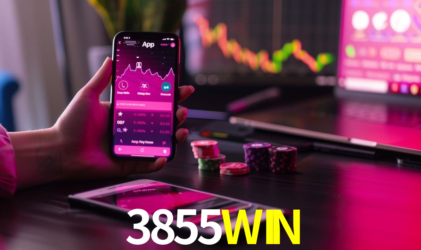 Comparação APP mobile vs versão web da 3855WIN
